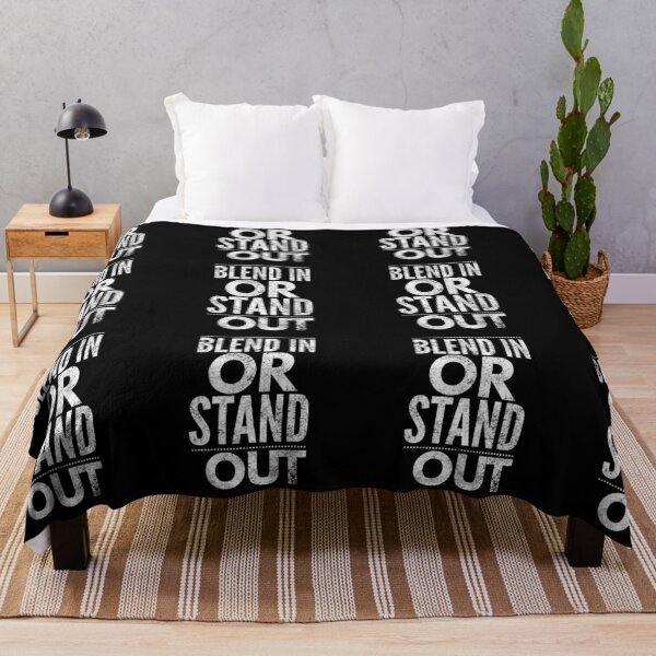 Item preview, Blend in or stand out funny quotes designed and sold by Style2Vie.