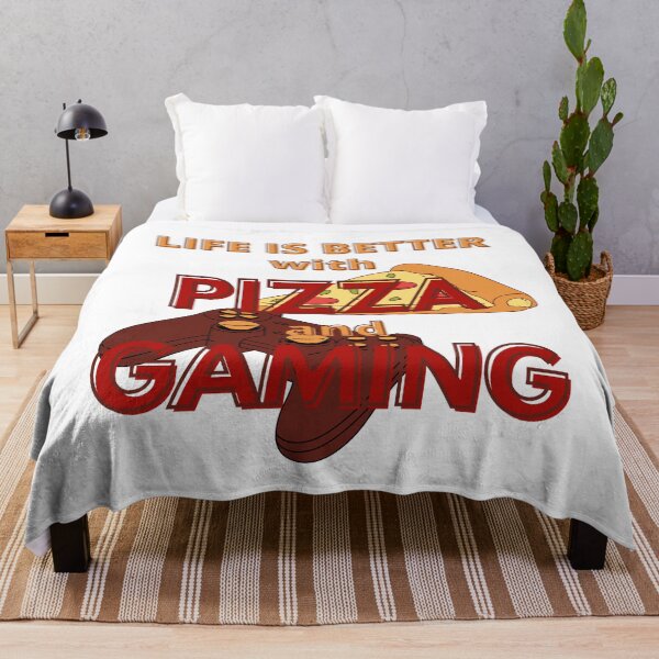 Item preview, Life is better with pizza and gaming designed and sold by crikz.