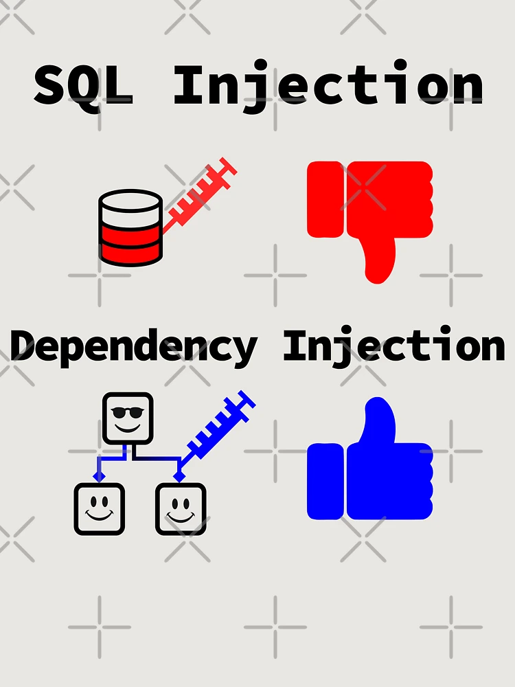 Thumbnail 6 of 6, Premium Oversized Hoodie, SQL Injection vs. Dependency Injection, Databases, Database Developer, Software Engineer, Computer Science, Programming Humor designed and sold by Max-Wear.