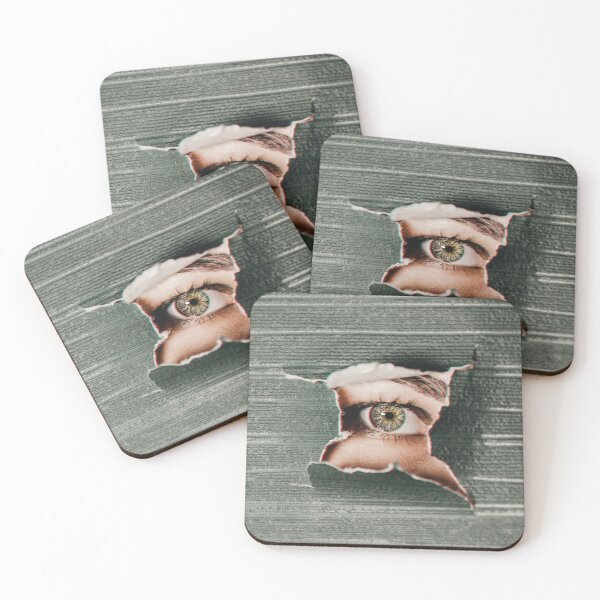 Item preview, Green Eye Inside Broken Wall Mysterious Design designed and sold by BestBash.