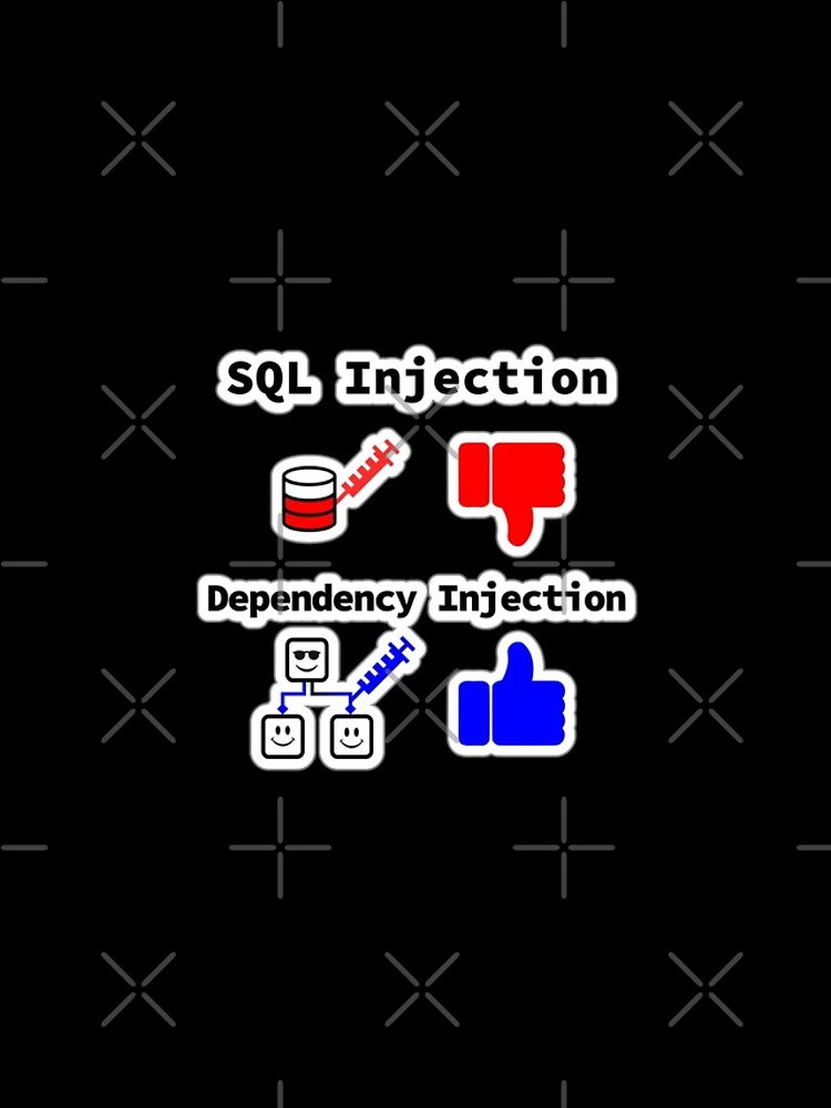 Thumbnail 4 of 4, iPhone Case, SQL Injection vs. Dependency Injection, Databases, Database Developer, Software Engineer, Computer Science, Programming Humor, Sticky Design designed and sold by Max-Wear.