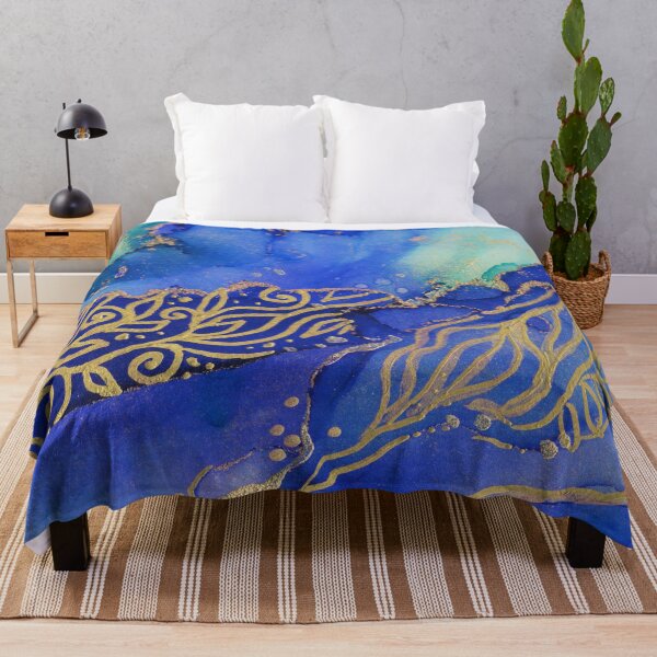 Item preview, Aquatic Bloom Ink Painting designed and sold by Olga Shvartsur.