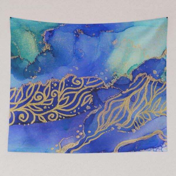 Item preview, Pintura de tinta de flor acuática designed and sold by Olga Shvartsur.