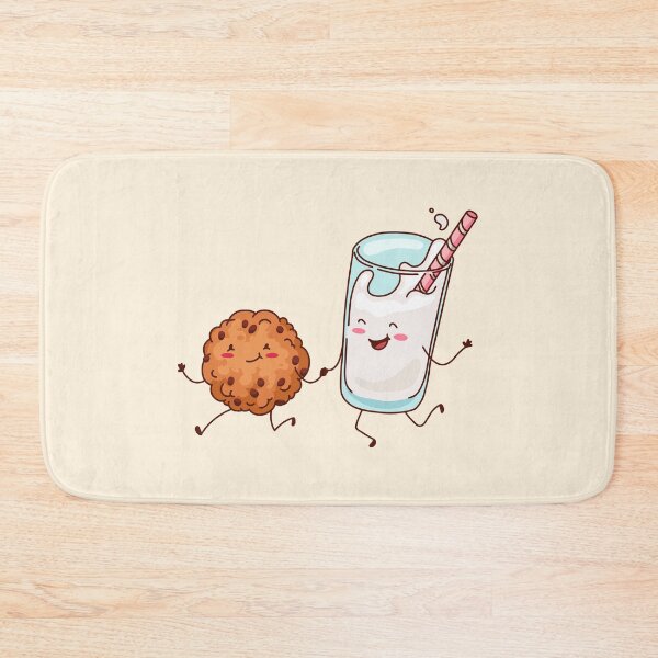 Item preview, Cute Kawaii Cookie And Milk designed and sold by OnepixArt.