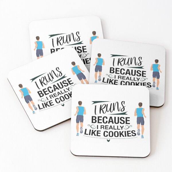 Item preview, I Run Because I Really Like Cookies designed and sold by neodiseno.
