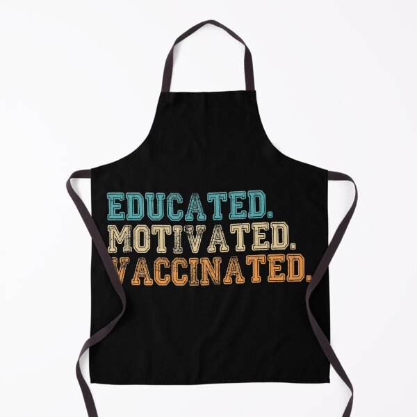 Item preview, Educated Motivated Vaccinated designed and sold by AG-World00.