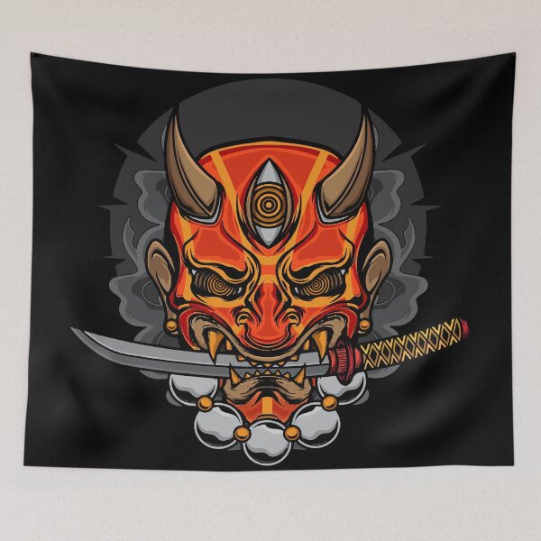 Item preview, Japanese Hannya katana designed and sold by mouad naouiri.