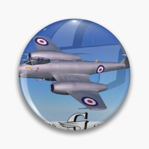 Artikelvorschau, Gloster Meteor Kämpfer mit Gloster Logo entworfen und verkauft von MichaelEpp.