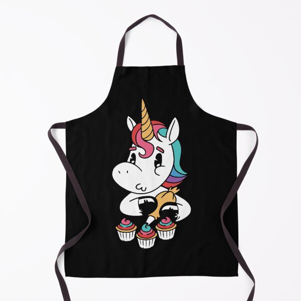 Item preview, Unicorn Baking Cupcakes designed and sold by OnepixArt.