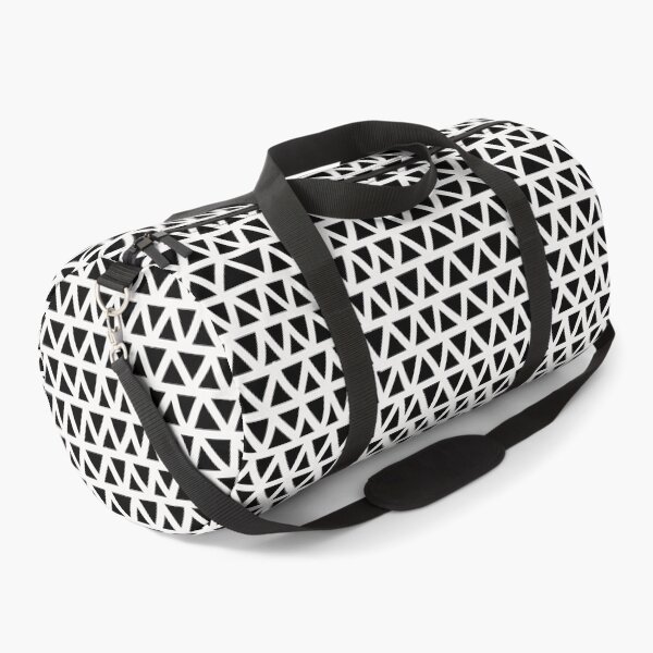 Item preview, Bold white on black hand-drawn zig-zag- abstract pattern designed and sold by misentangled.