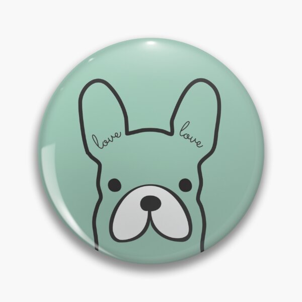 Item preview, French Bulldog with Love - Sage Green designed and sold by holasisista.