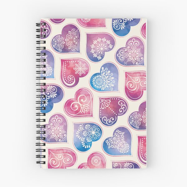 Item preview, Colorful Heart Decor Pattern designed and sold by tridentfoundry.