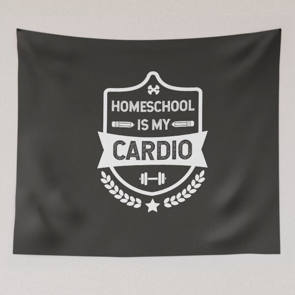 Item preview, Homeschool Is My Cardio Home School Distance Learning Virtual Student Teacher Funny designed and sold by gkao.
