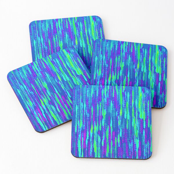 Item preview, Tye die blue green lines designed and sold by Wolka.