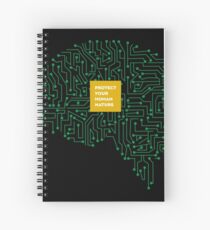 protect your human nature Spiral Notebook