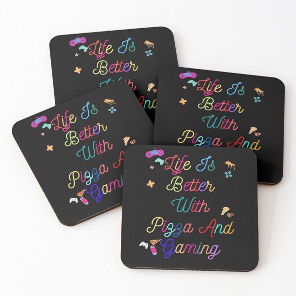 Artikelvorschau, Life Is Better With Pizza and Gaming Bestes Geburtstagsgeschenk für Pizza- und Spieleliebhaber entworfen und verkauft von wodra.