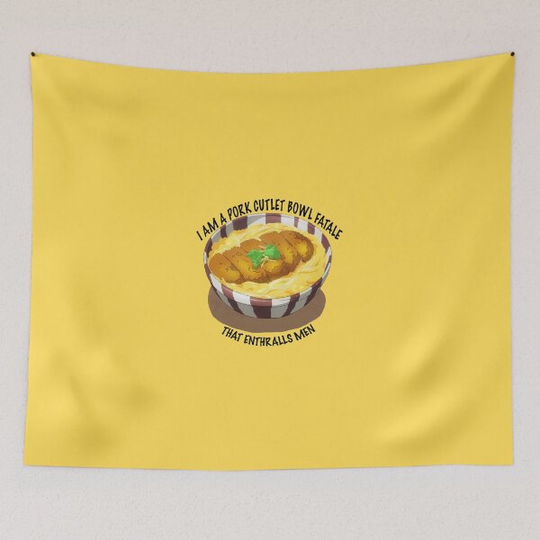 Item preview, I Am a Pork Cutlet Bowl Fatale That Enthralls Men designed and sold by shinichikudokun.