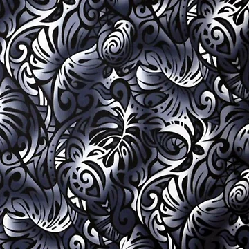 Artwork thumbnail, Moonlight Rainforest Print by RocketshSD