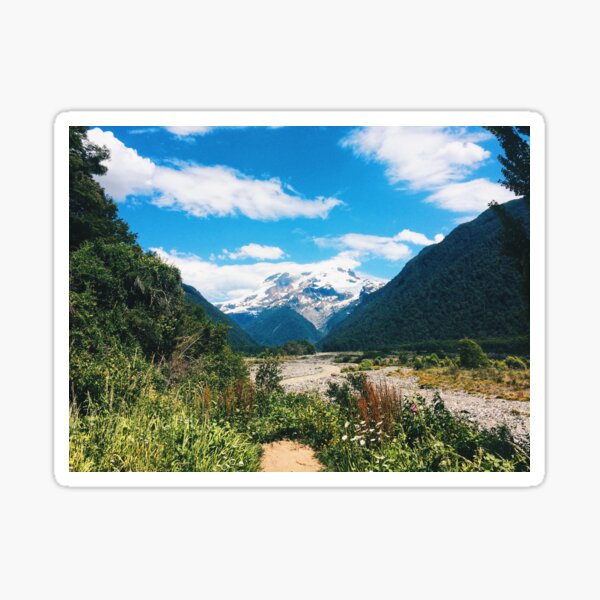 Nahuel Huapi Lake Argentina Travel Art Badge | Sticker