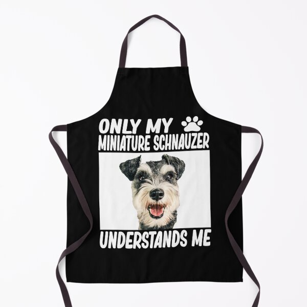 Aperçu de l'œuvre seul mon schnauzer miniature me comprend amoureux de schnauzer miniature créée et vendue par alaechamlal.