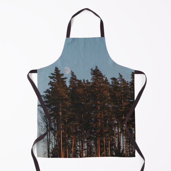 Item preview, Moon over pine trees designed and sold by ArnitaArnita.