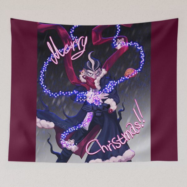 Item preview, Dangan Ronpa! Gundham Tanaka Christmas poster designed and sold by angsty-angst.