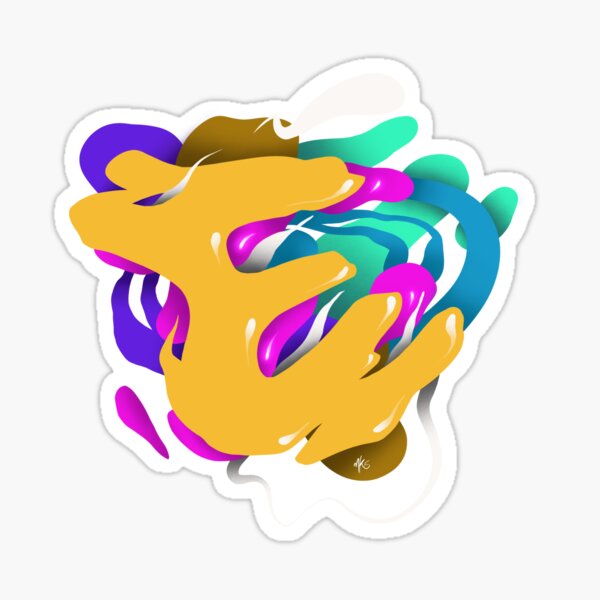 LETTER E Sticker