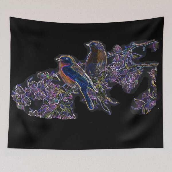 Item preview, NEON BLUEBIRDS designed and sold by THE AMERICAN TEEVANGELIST.