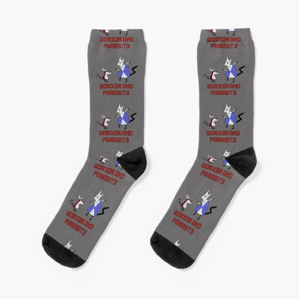 Discover The Simpsons Worker and Parasite  | Socks