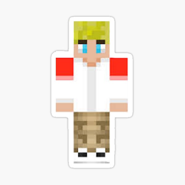 Clancy Gå forud lige ud TommyInnit's Minecraft Skin" Sticker by vy20 | Redbubble