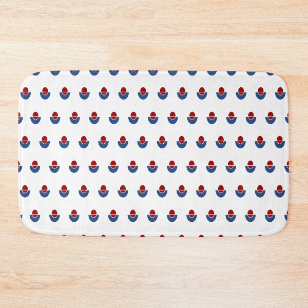 Item preview, Red Circle, Half Blue Circle Design designed and sold by ThisNThatImages.