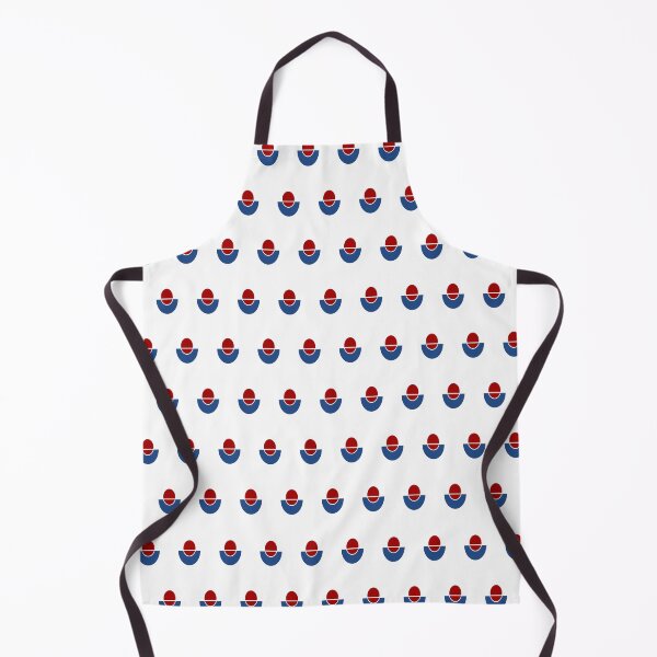Item preview, Red Circle, Half Blue Circle Design designed and sold by ThisNThatImages.