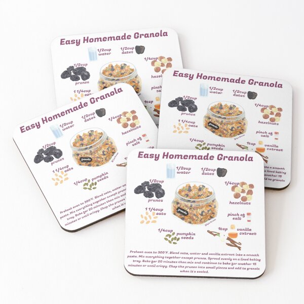 Item preview, Granola Recipe designed and sold by onepiconetreat.