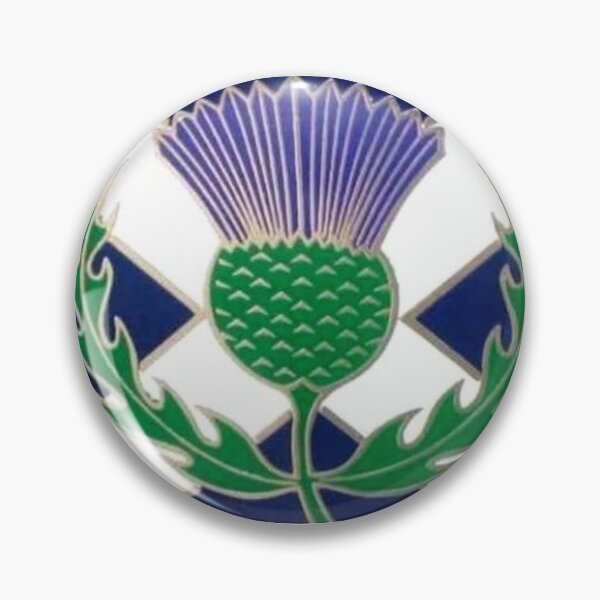 Item preview, Flag of Scotland and Thistle  designed and sold by RBEnt.