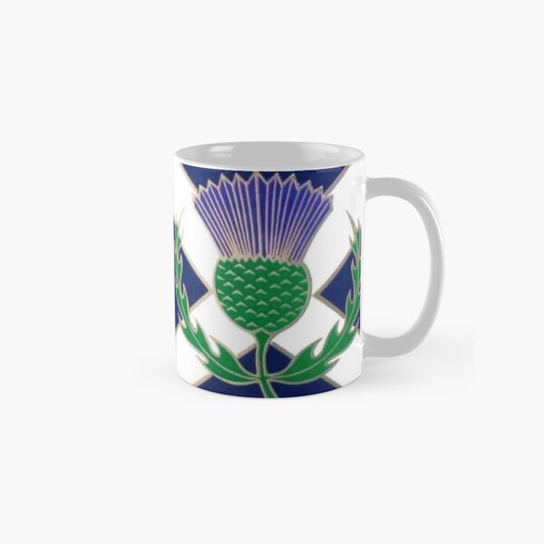 Item preview, Flag of Scotland and Thistle  designed and sold by RBEnt.