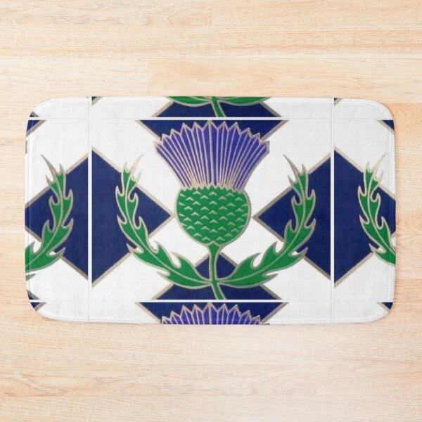 Item preview, Flag of Scotland and Thistle  designed and sold by RBEnt.