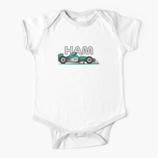Lewis Hamilton 44 Formula1 Billion Dollar Man 2021 Mercedes F1 Course de voitures Body manches courtes