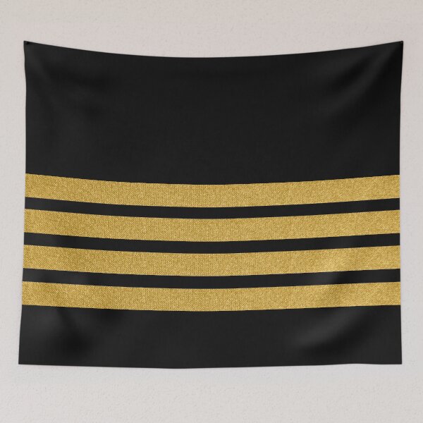 Item preview, Four Gold Stripes designed and sold by allthingsplanes.