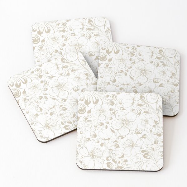 Item preview, Classic Seamless White Floral designed and sold by SECRET STORE.