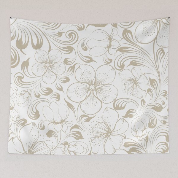 Item preview, Classic Seamless White Floral designed and sold by SECRET STORE.