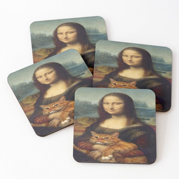 Item preview, Mona Lisa with cat designed and sold by MGRP.
