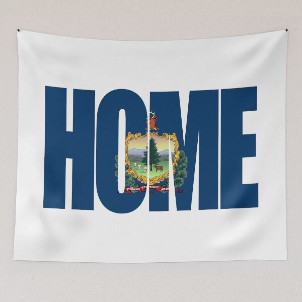Item preview, Vermont Home - State Flag designed and sold by DonDota.
