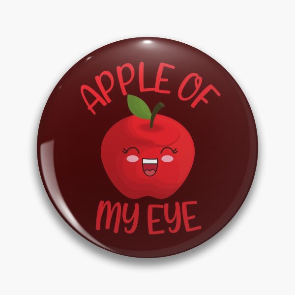 Item preview, apple of my eye Kawaii apple designed and sold by KawaiiPark.