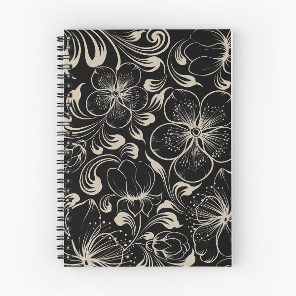 Item preview, Classic Seamless Black Floral designed and sold by SECRET STORE.