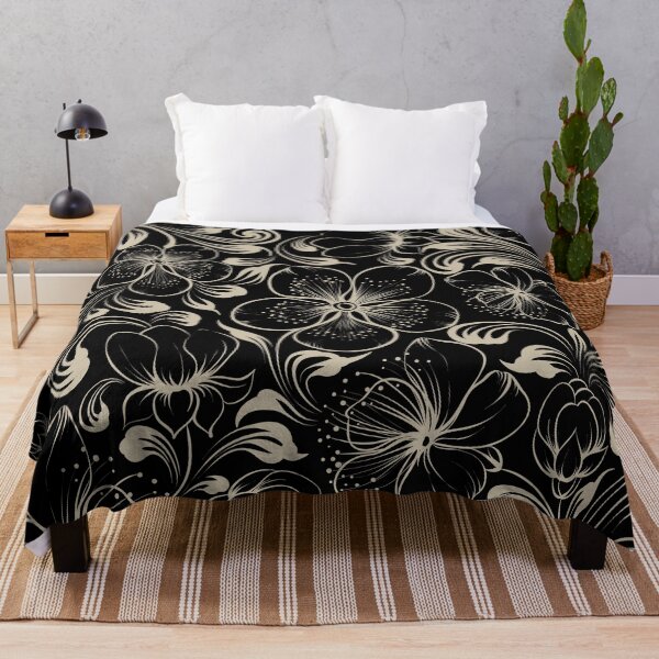 Item preview, Classic Seamless Black Floral designed and sold by SECRET STORE.