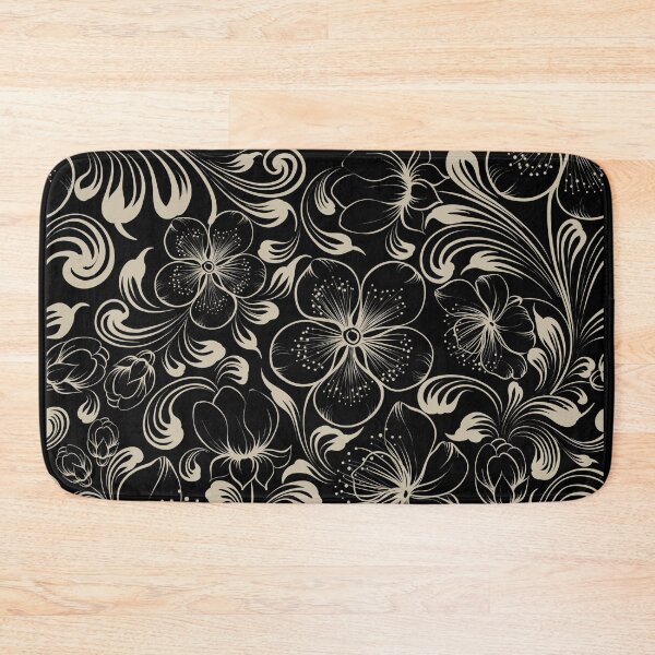 Item preview, Classic Seamless Black Floral designed and sold by SECRET STORE.