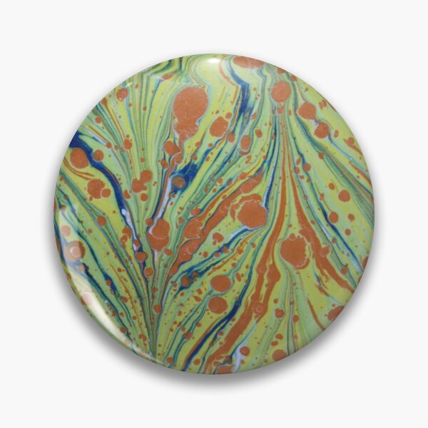 Item preview, Abstract Marbling Green and Red with Blue designed and sold by T Artist.