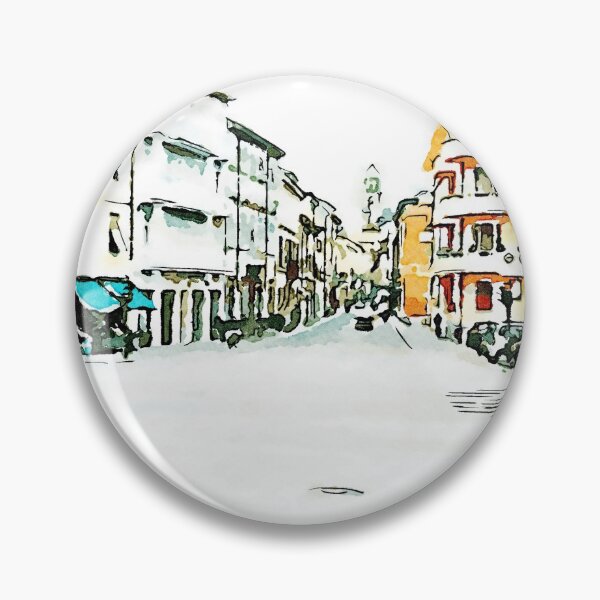 Item preview, Faenza street with traffic lights and buildings designed and sold by Giuseppe Cocco.