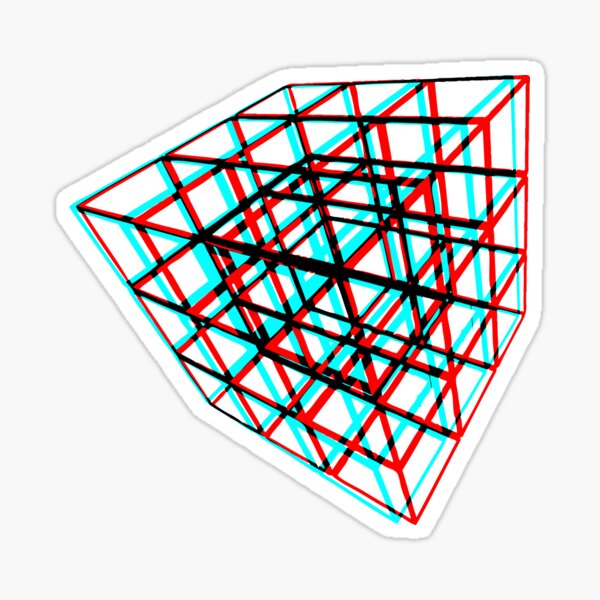 3D Puzzle Cube Sticker