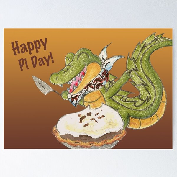 Item preview, Pi Day Pie designed and sold by KOKeefeArt.